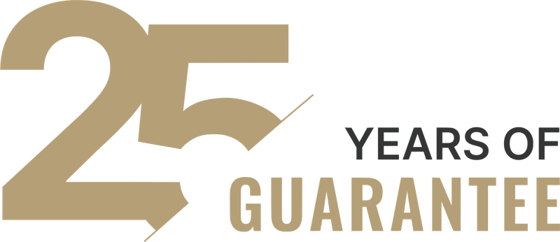 25 jaar garantie